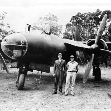 US Army 46th Engineers with 22nd Bomber Group at Iron Range airfield